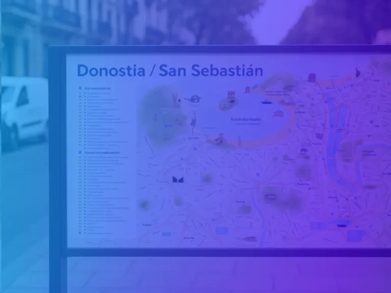 Mapa turístico artístico de Donostia / San Sebastián