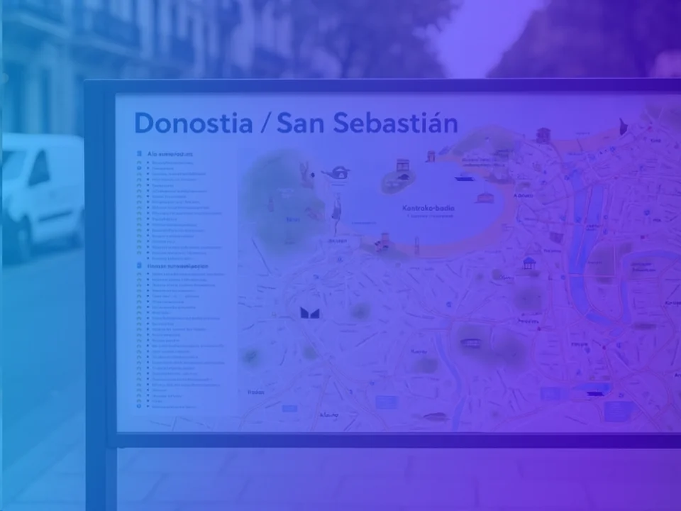 Mapa turístico artístico de Donostia / San Sebastián