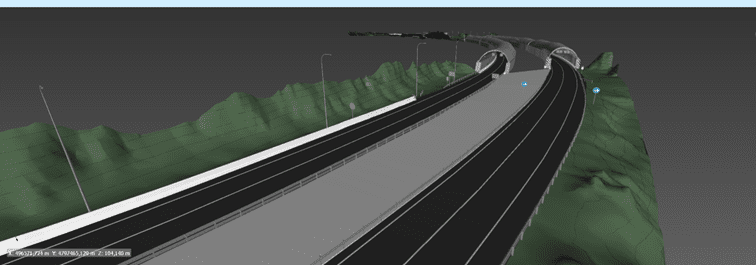 BIM Reference Model + Detail in a slope area
